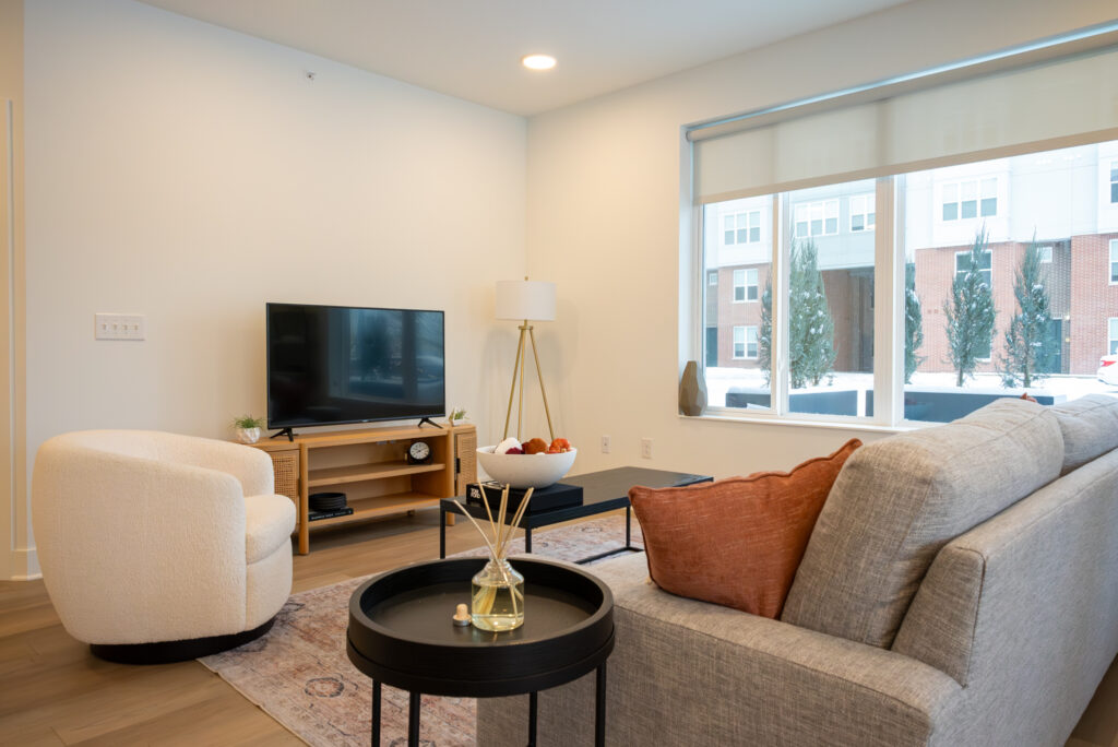 Citta model apartment home living room